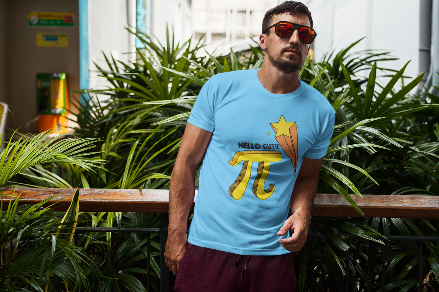Hello Cutie Pi Unisex T-Shirt - Math Pun Design