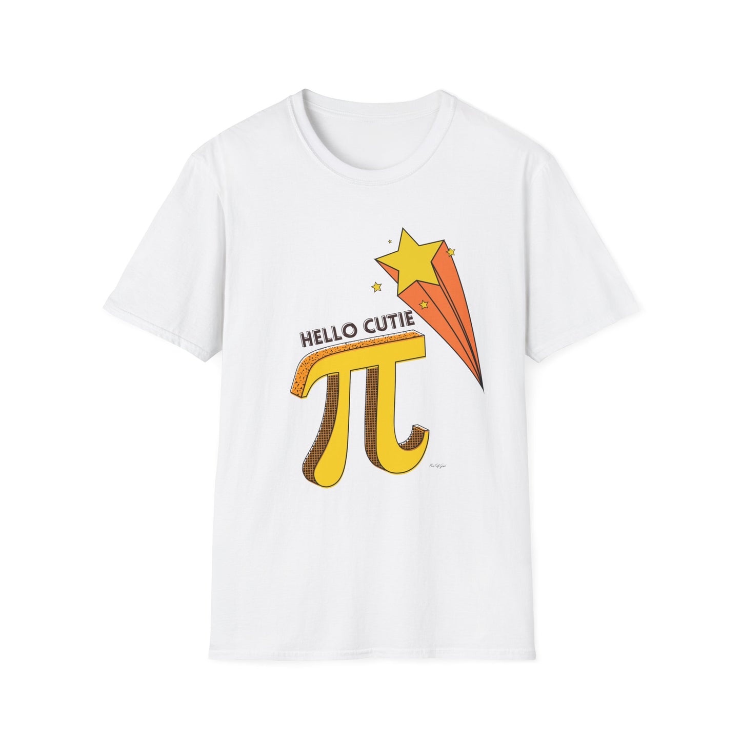 Hello Cutie Pi Unisex T-Shirt - Math Pun Design