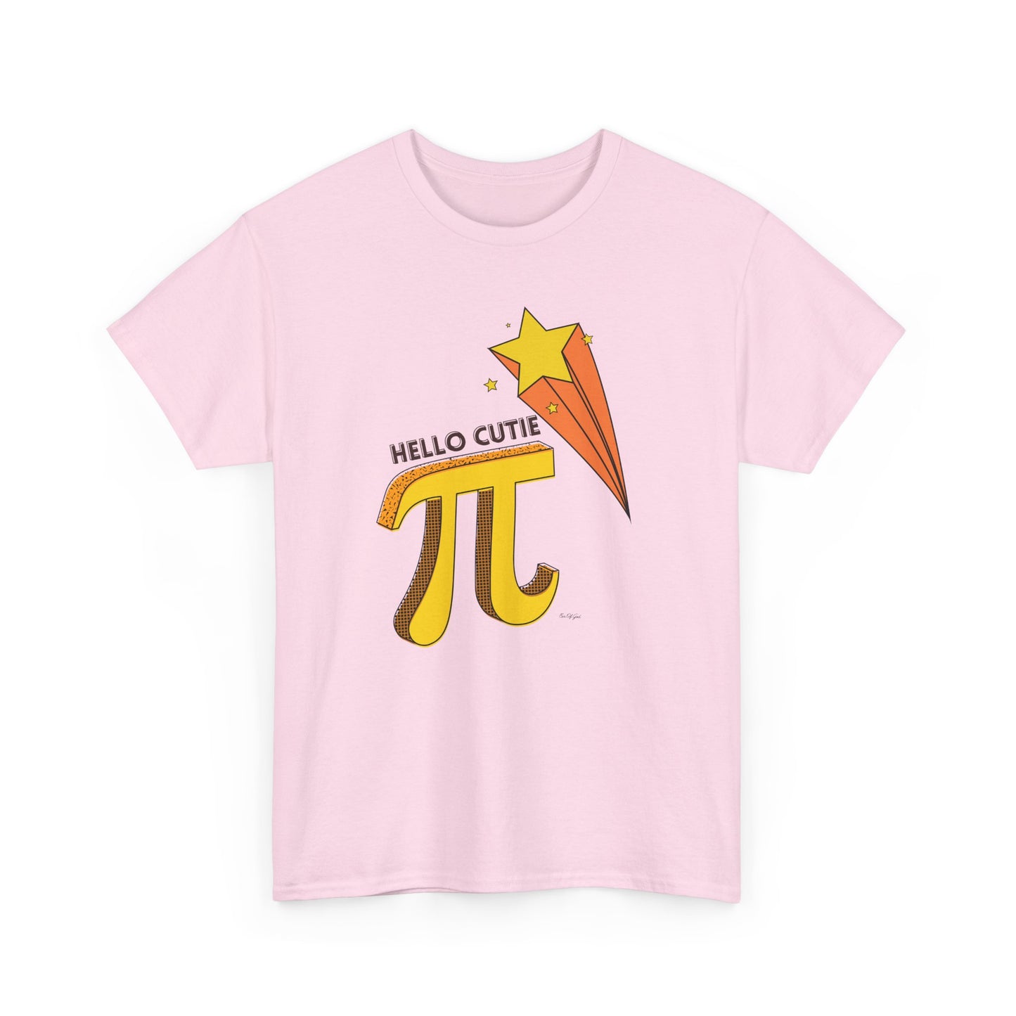 Hello Cutie Pi – Math Pun - Unisex T-shirt (Brown)