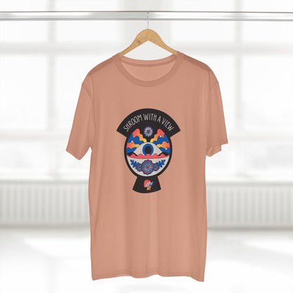 Colorful Mushroom Themed Tee, Trendy Adult T-Shirt, Casual Outfit, Gift for Nature Lovers, Psychedelic Art Shirt, Bohemian Style Top