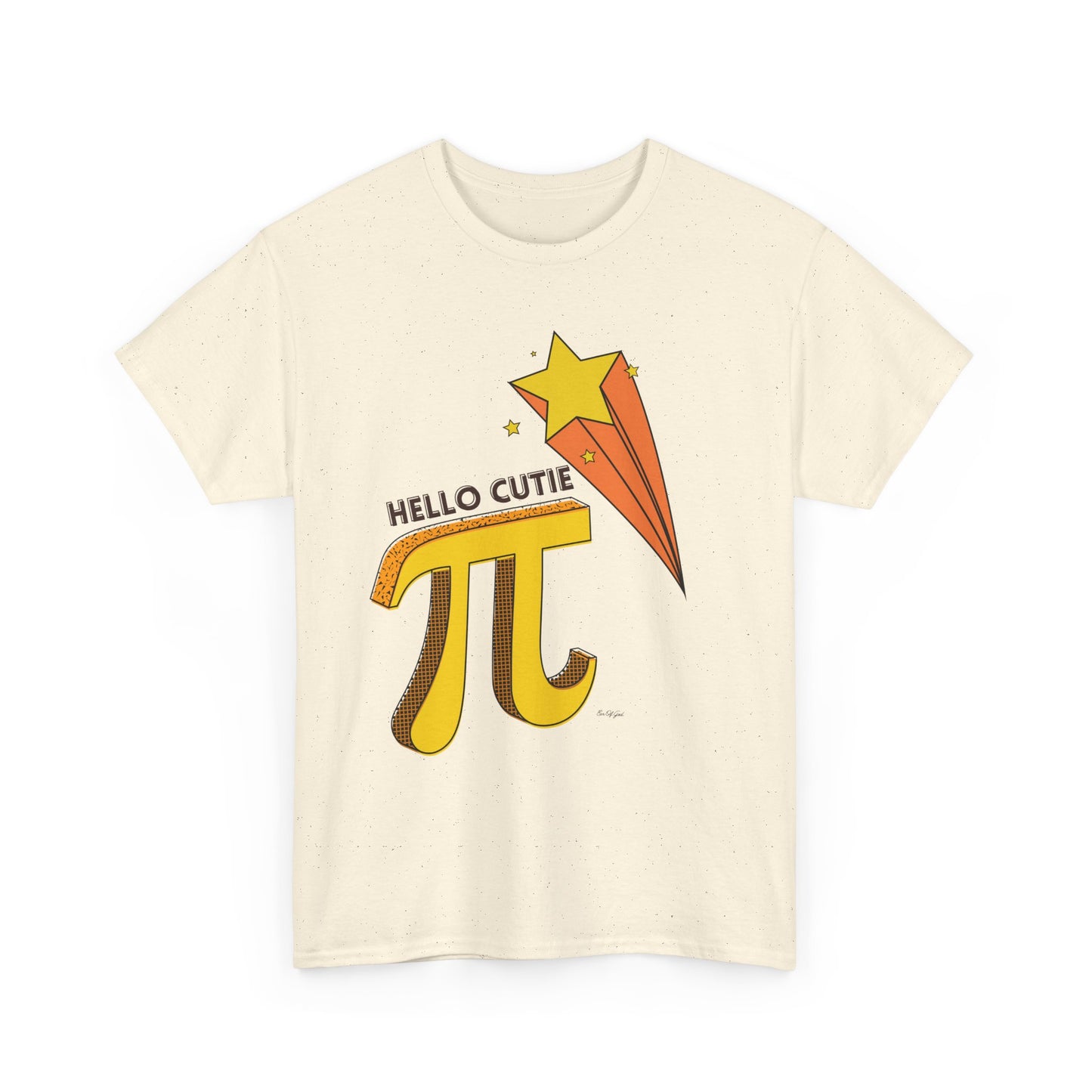 Hello Cutie Pi – Math Pun - Unisex T-shirt (Brown)
