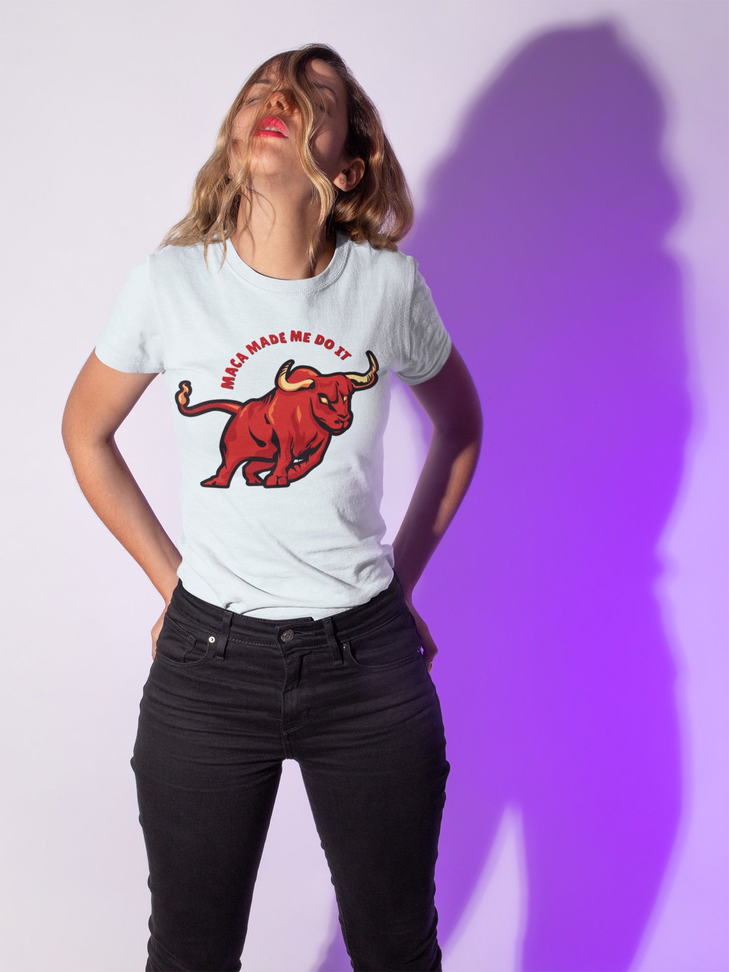Maca Made Me Do It - Women Softstyle Tee
