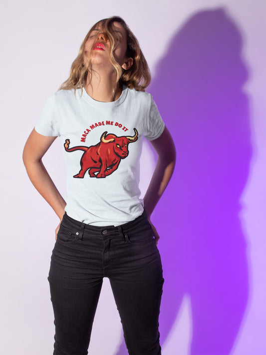 Maca Made Me Do It - Women Softstyle Tee