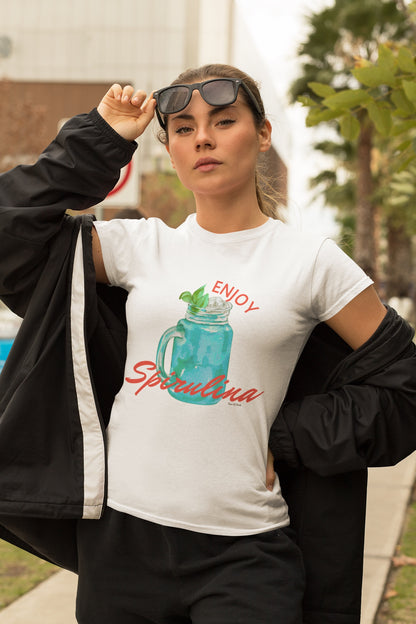 Enjoy Spirulina – Women’s Soft Tee