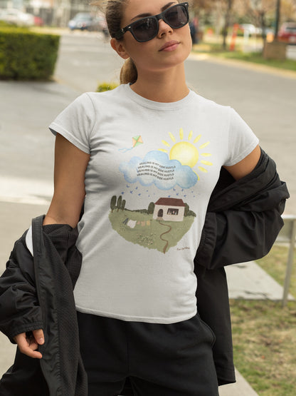 Healing Is My Side Hustle – Women’s Soft Tee