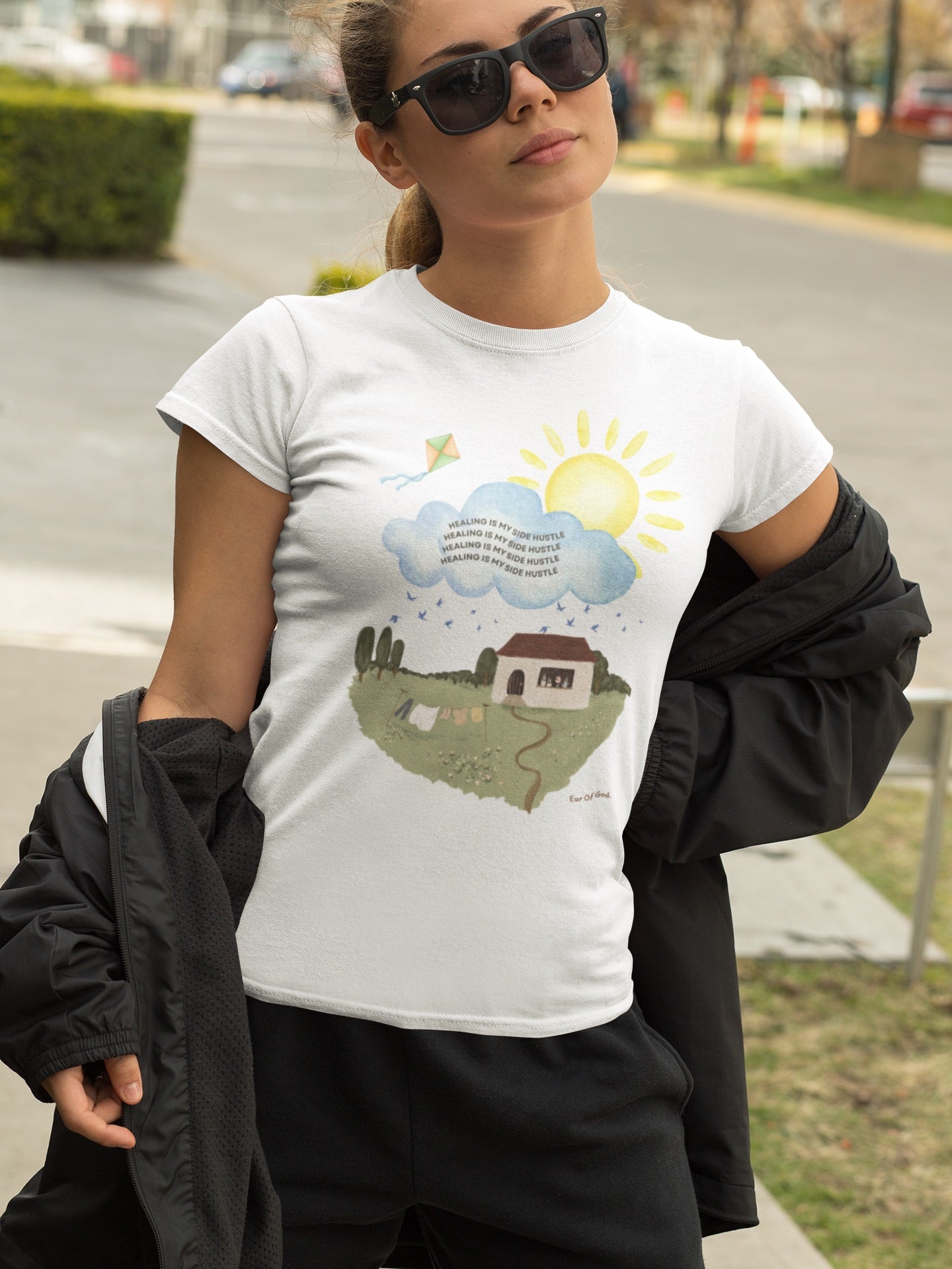 Healing Is My Side Hustle – Women’s Soft Tee