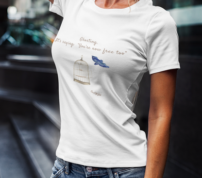 Freebird  Blue Ghosting – Women’s Soft Tee