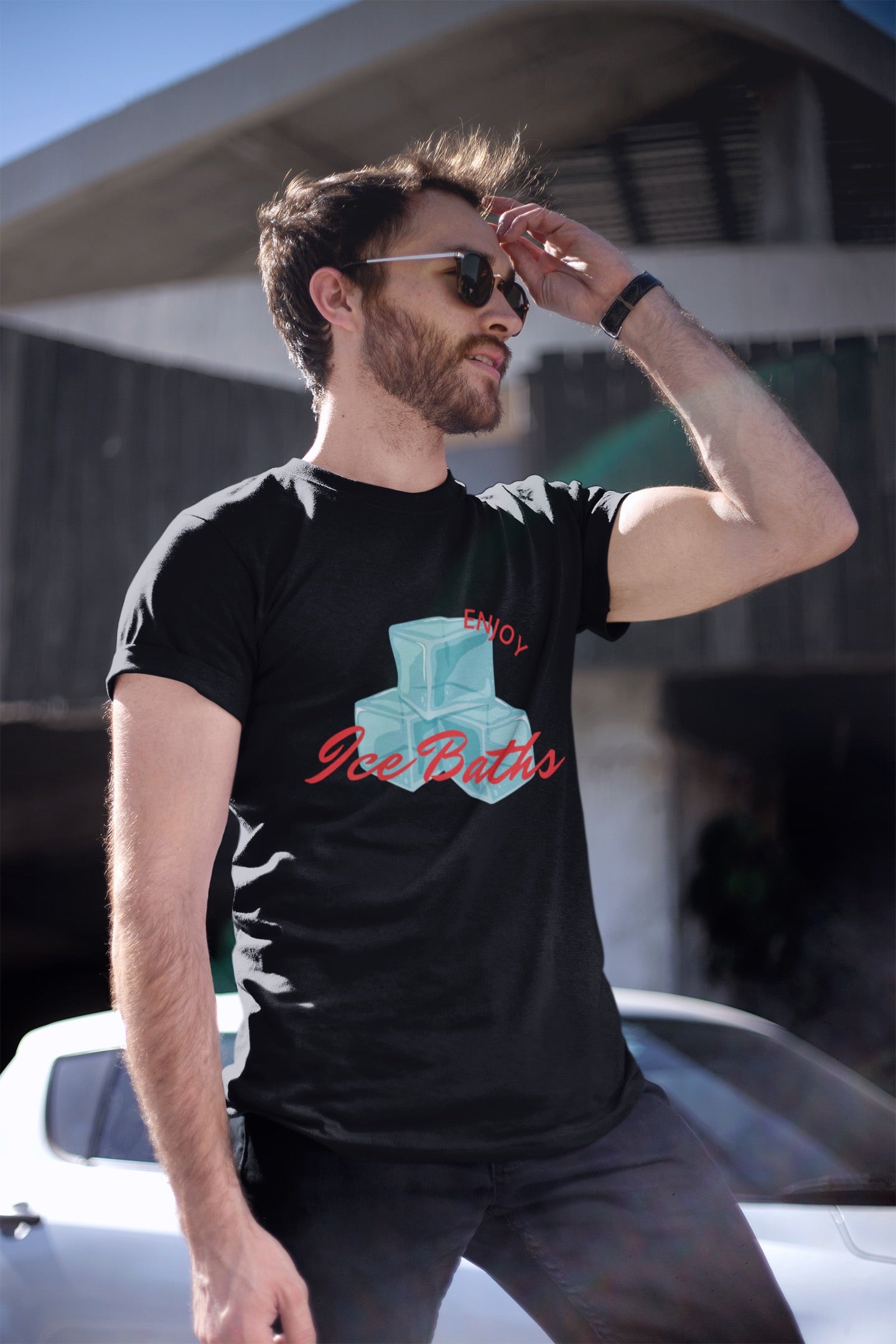 Enjoy Ice Bath T-Shirt -  Cold Plunge -  Unisex T-Shirt