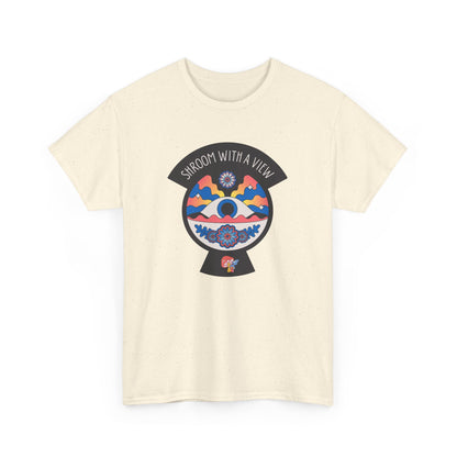 Shroom With a View – Keyhole Edition - Unisex T-shirt (Black)