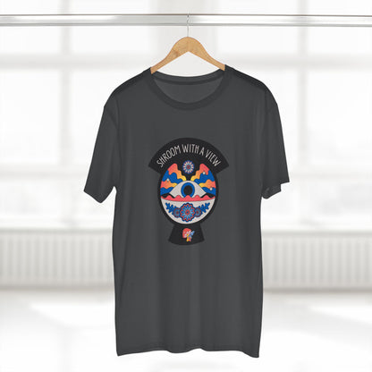 Colorful Mushroom Themed Tee, Trendy Adult T-Shirt, Casual Outfit, Gift for Nature Lovers, Psychedelic Art Shirt, Bohemian Style Top