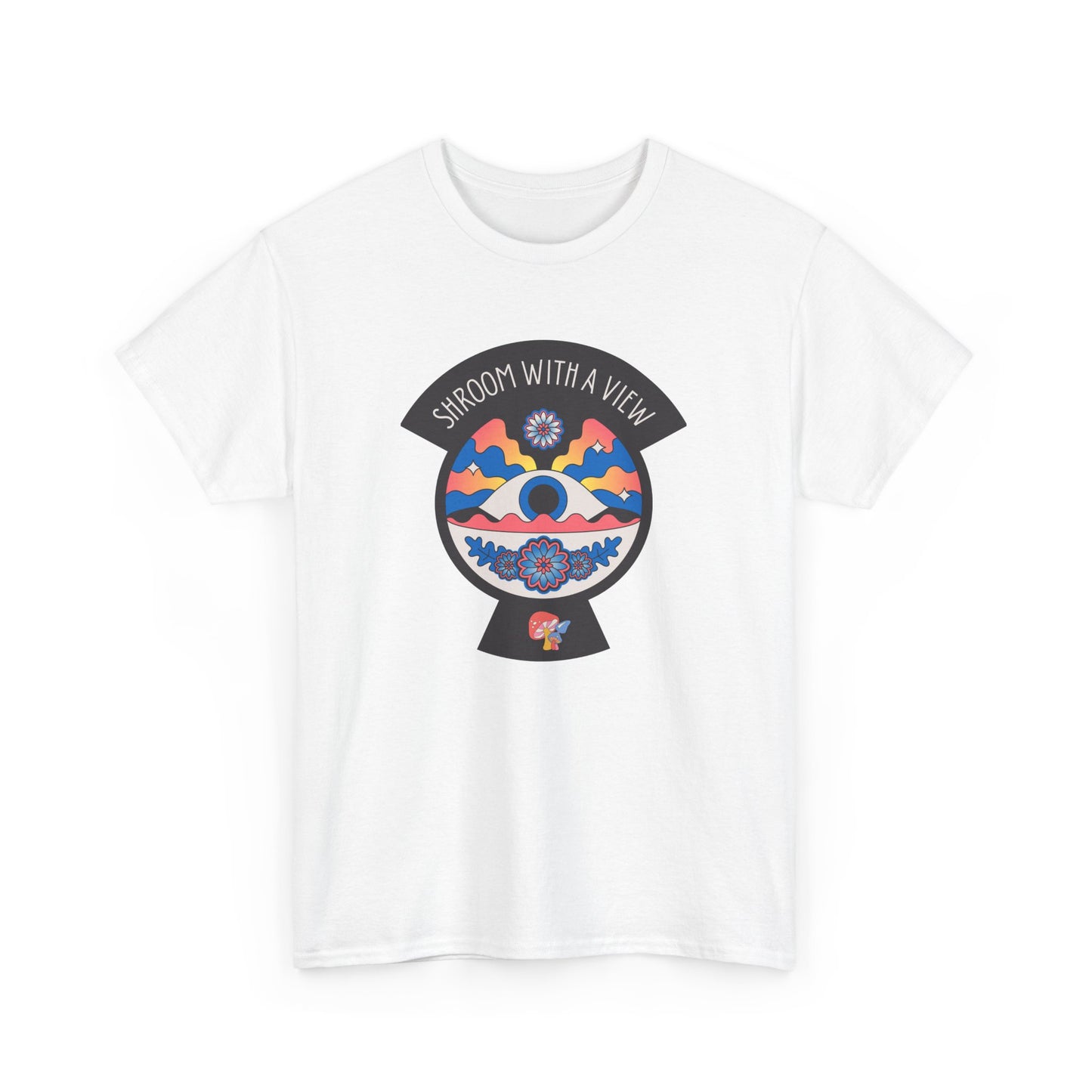 Shroom With a View – Keyhole Edition - Unisex T-shirt (Black)