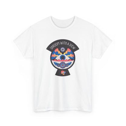 Shroom With a View – Keyhole Edition - Unisex T-shirt (Black)