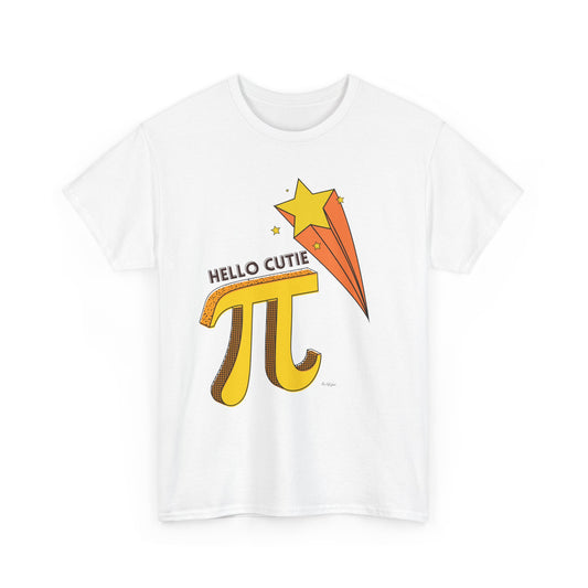 Hello Cutie Pi – Math Pun - Unisex T-shirt (Brown)