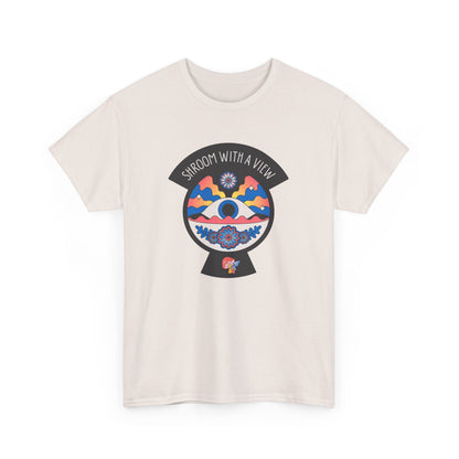 Shroom With a View – Keyhole Edition - Unisex T-shirt (Black)