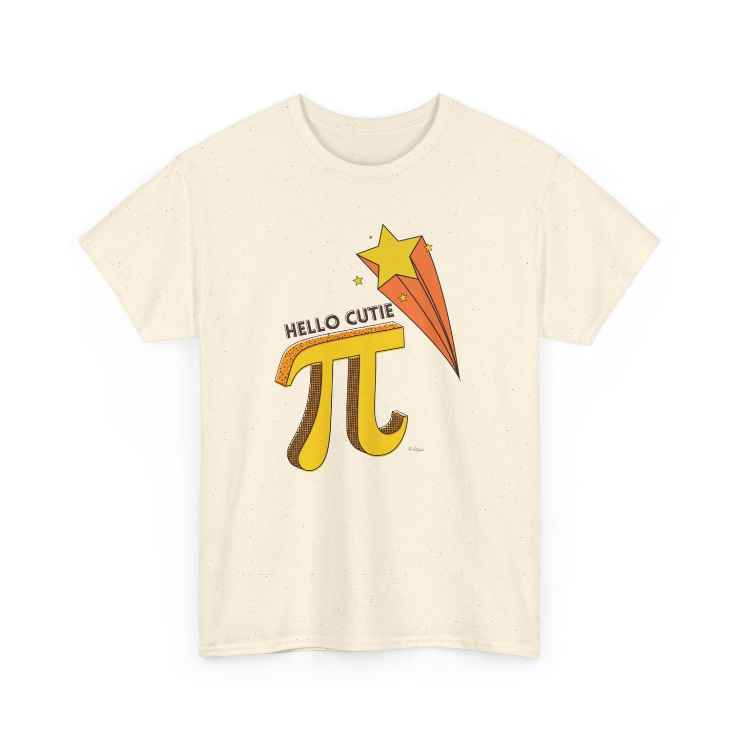 Hello Cutie Pi – Math Pun - Unisex T-shirt (Brown)